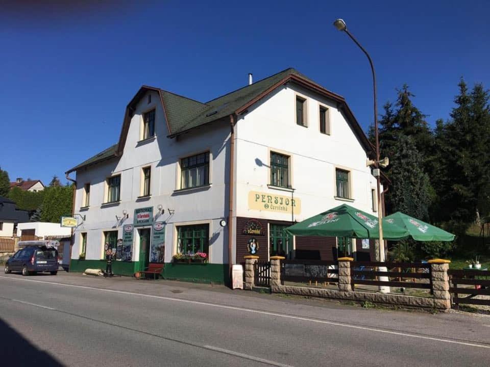 Penzion A Restaurace U Cervinku Cista u Horek Bagian luar foto